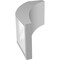 Ekena Millwork 4-in. W x 6-in. D x 10-in. H Thorton Architectural Grade PVC Knee Brace BRCP04X06X10THR - alternate 5